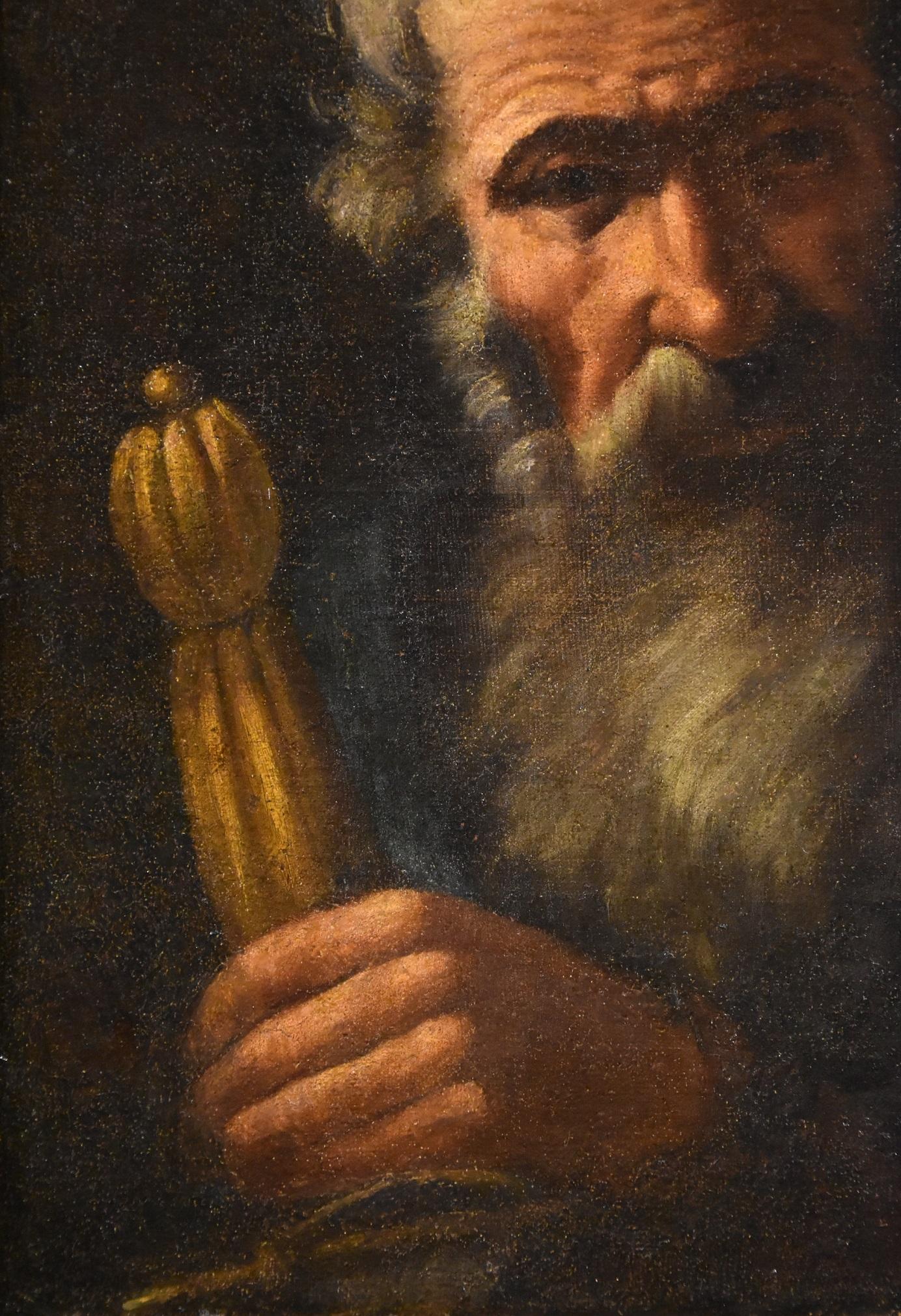 Saint Paul Apostle Fracanzano Paint Oil on canvas Old master 17th Century Italy  2