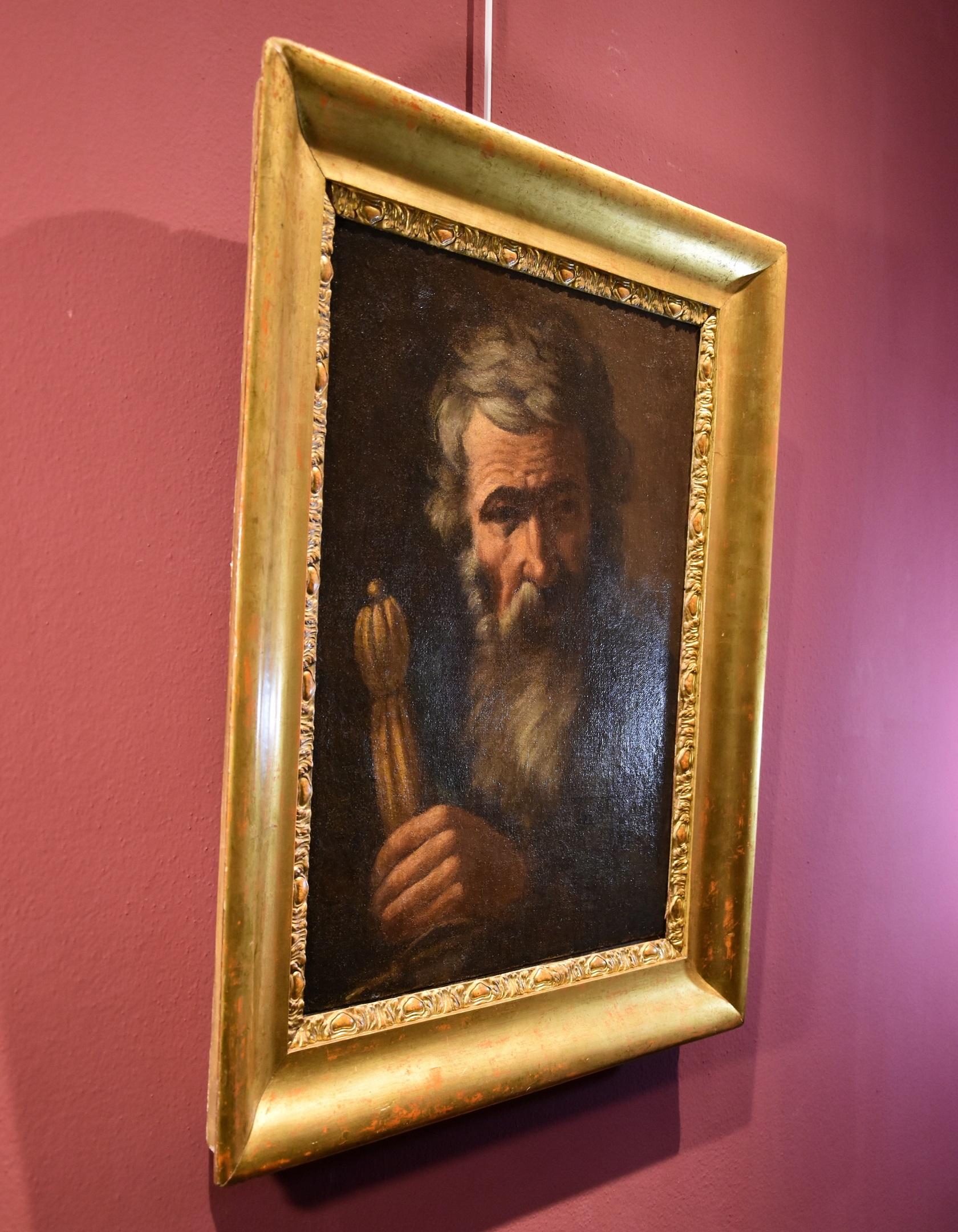Saint Paul Apostle Fracanzano Paint Oil on canvas Old master 17th Century Italy  4