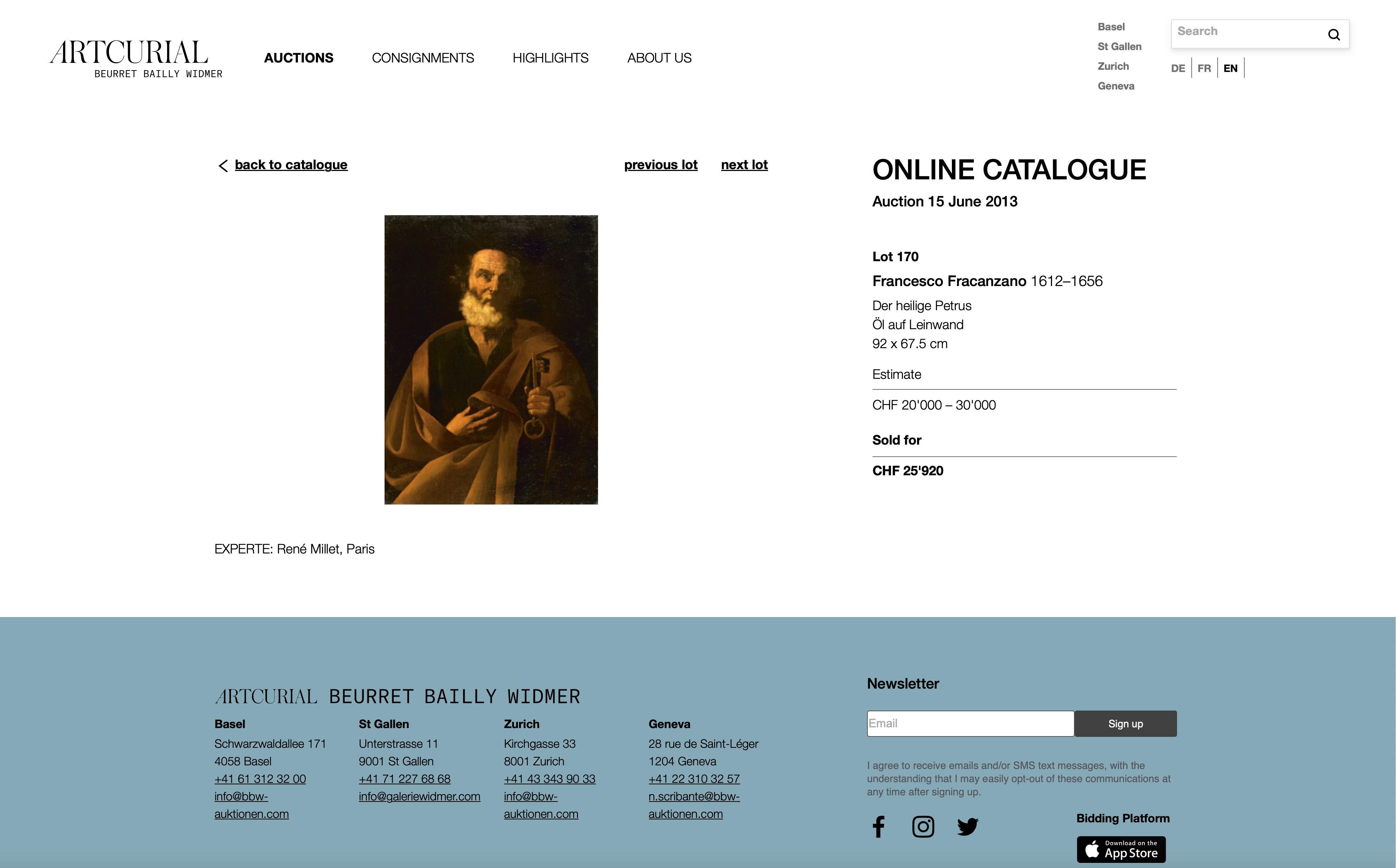 Francesco FRACANZANO (Monopoli 1612 - Neapel 1656) 