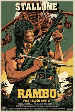 Francesco Francavilla - Rambo: First Blood Part II - Cinema Movie Film Posters 