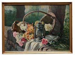 THE LANTERN-Francesco Giugliano Hyper-Realistic -Still life Oil on Canvas Paint.