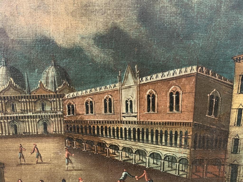 18th century Venetian painting - Venice - Oil Canvas Francesco Guardi follower 3