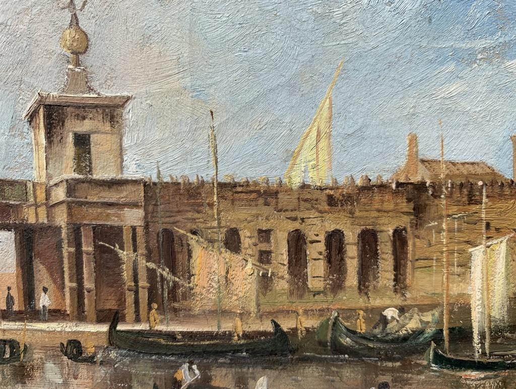 Francesco Guardi follower (Venetian school) - Late 19th century painting Venice For Sale 3