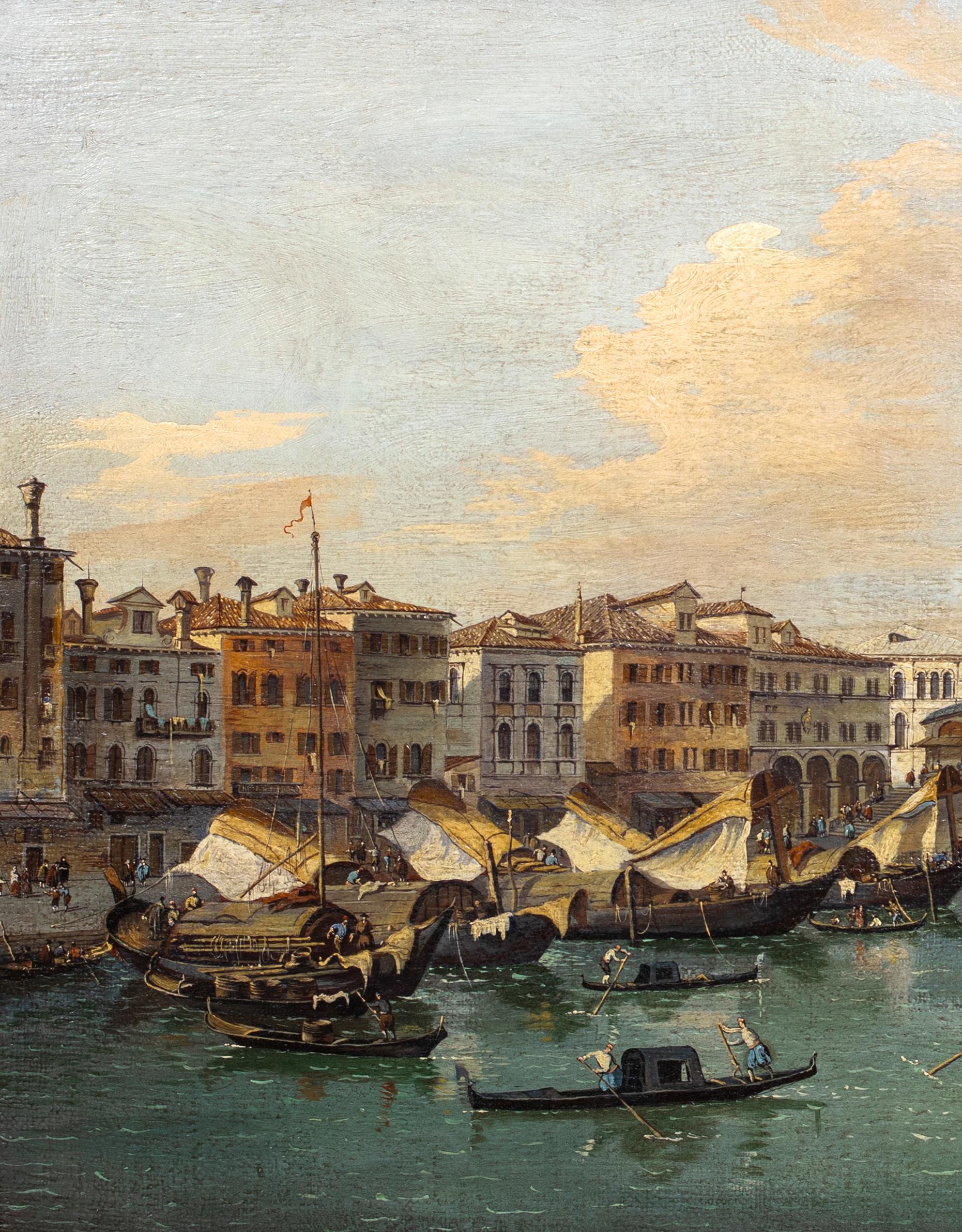 The Rialto Bridge, Venedig, 18./19. Jahrhundert  School of Francesco Guardi (1712-1) im Angebot 9