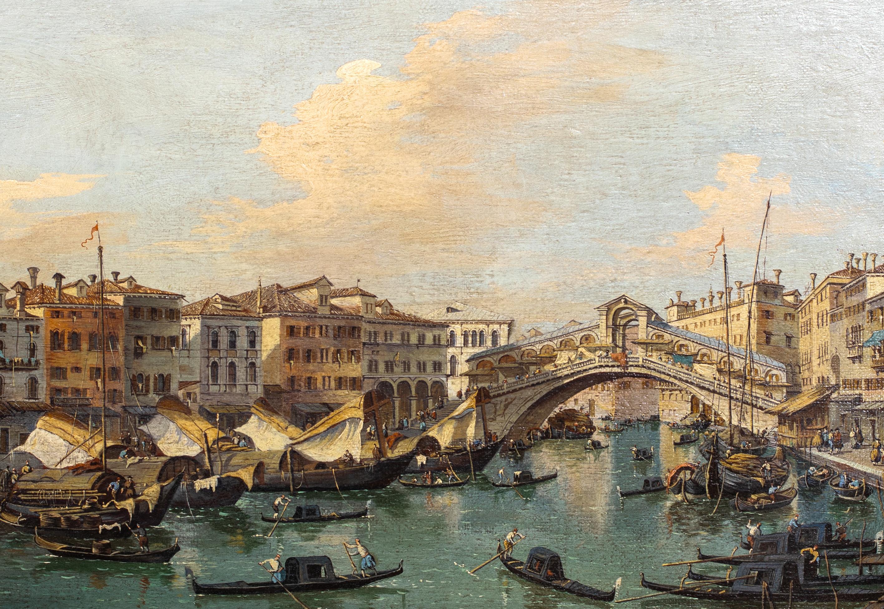 The Rialto Bridge, Venedig, 18./19. Jahrhundert  School of Francesco Guardi (1712-1) im Angebot 4