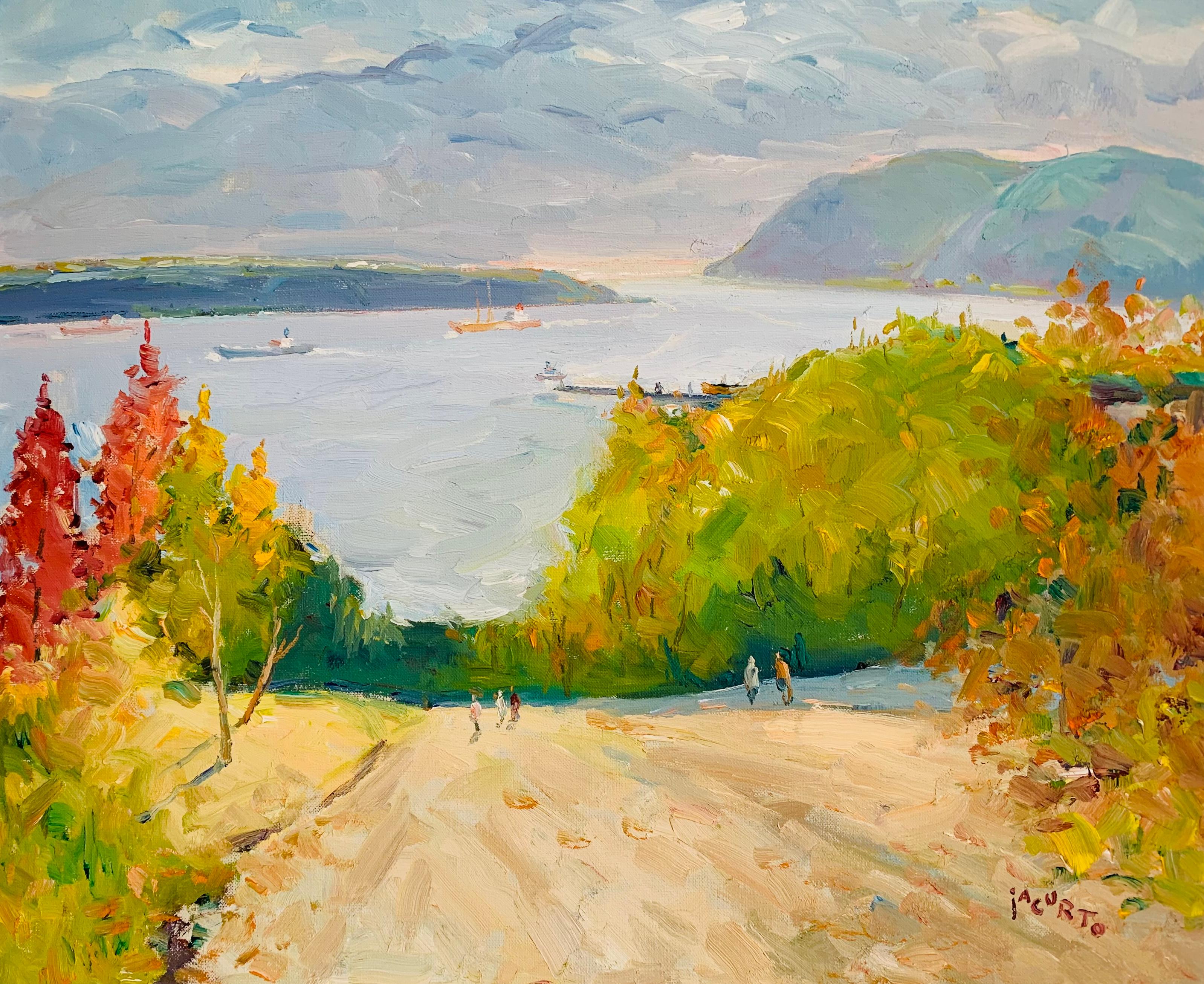 Francesco Iacurto Landscape Painting - Charlevoix, Quebec