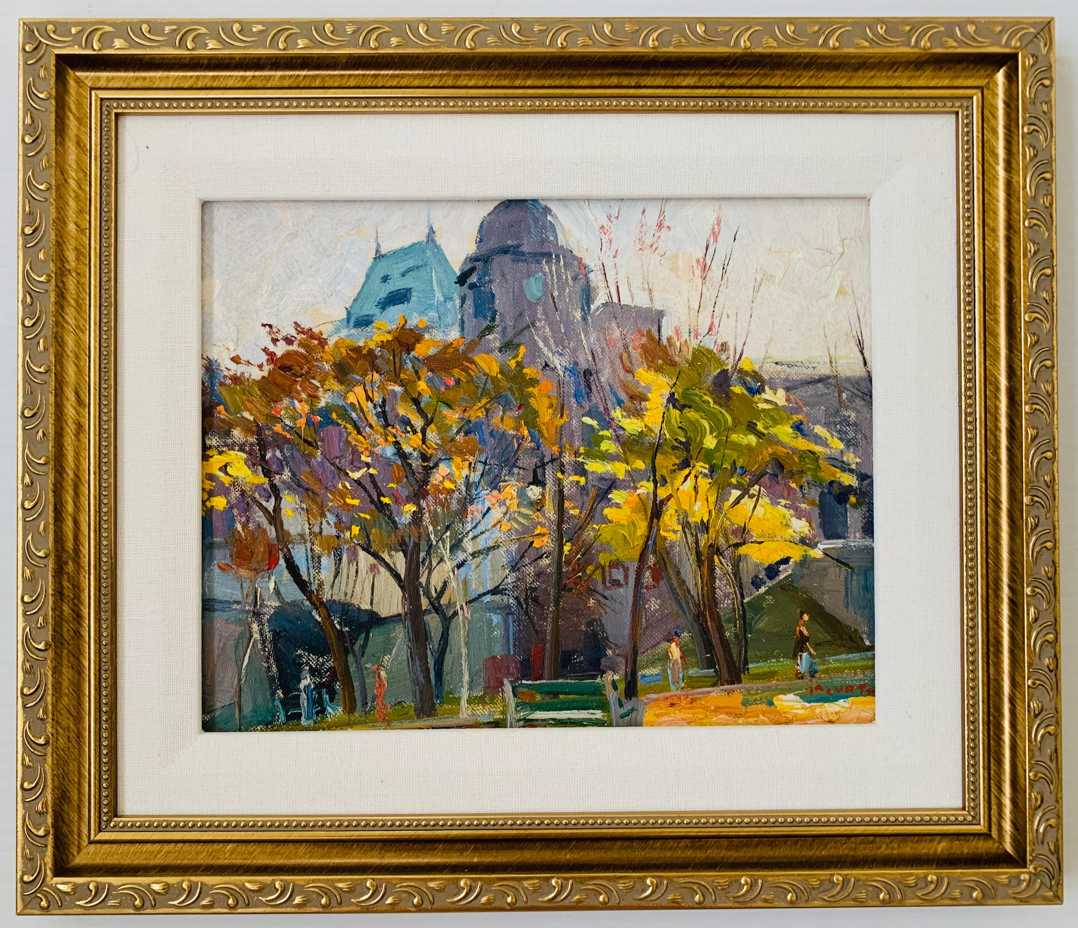 Québec - Painting di Francesco Iacurto