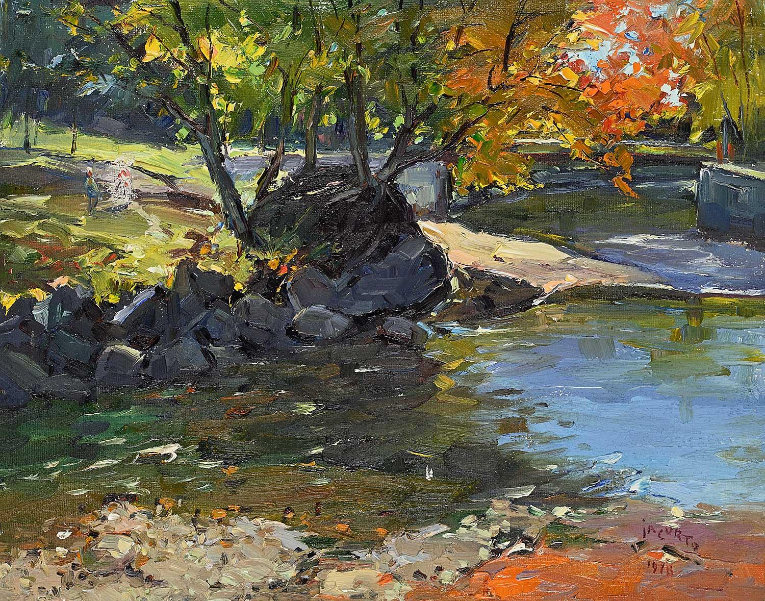 Francesco Iacurto Landscape Painting - Quebec