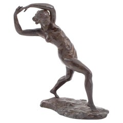 Skulptur einer nackten Frau aus Bronze von Francesco La Monaca