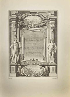 Frontispiece of Antiquities of Herculaneum – Radierung von F. Lavega – 18. Jahrhundert