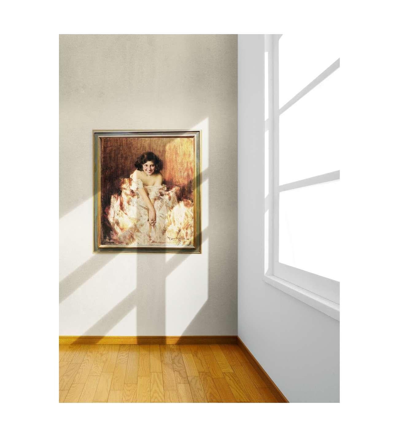 La beauté du devenir Huile sur toile de Francesco Longo Mancini en vente 1