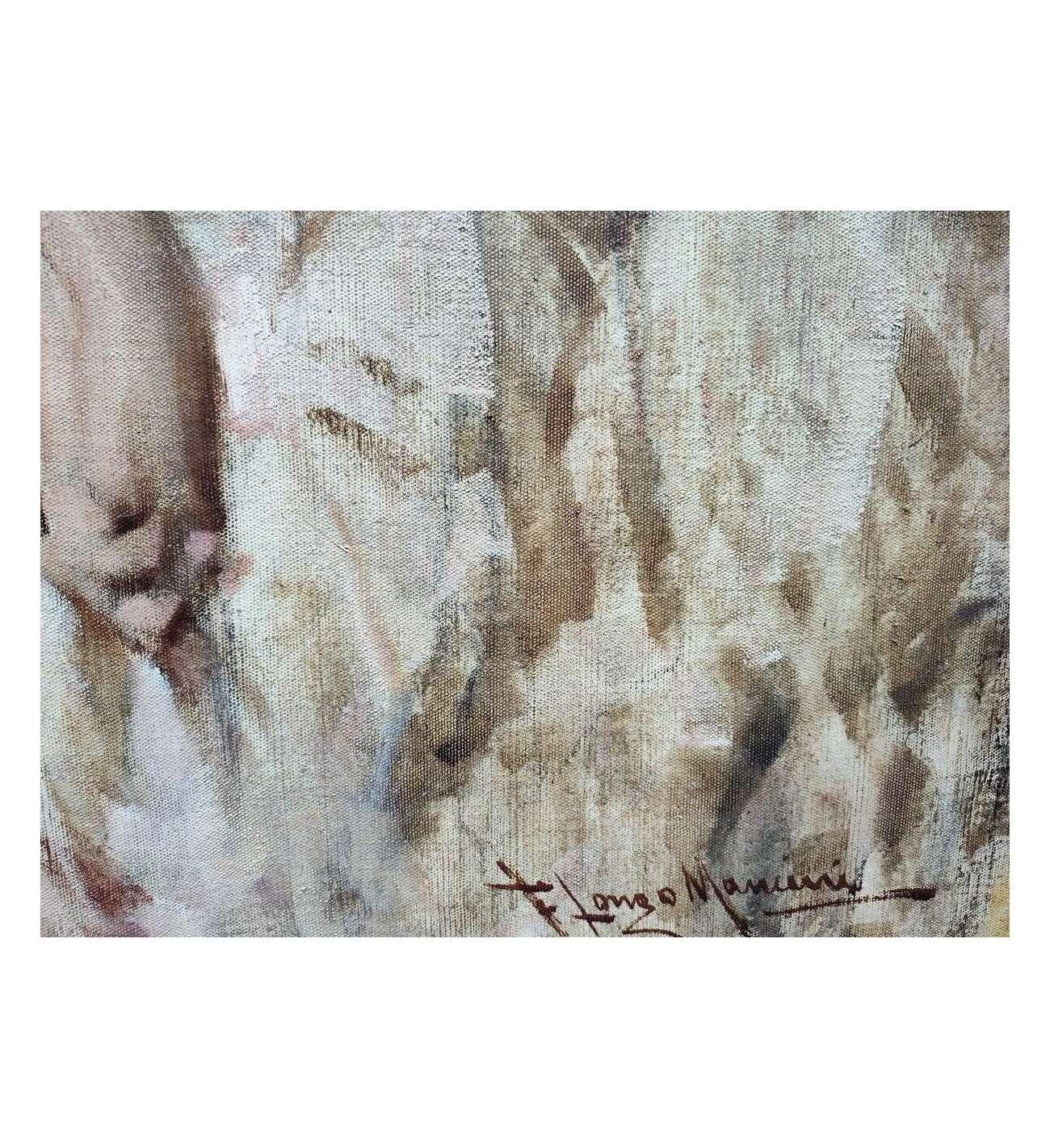 La beauté du devenir Huile sur toile de Francesco Longo Mancini en vente 6