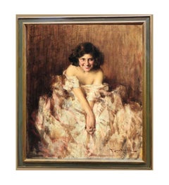 La beauté du devenir Huile sur toile de Francesco Longo Mancini