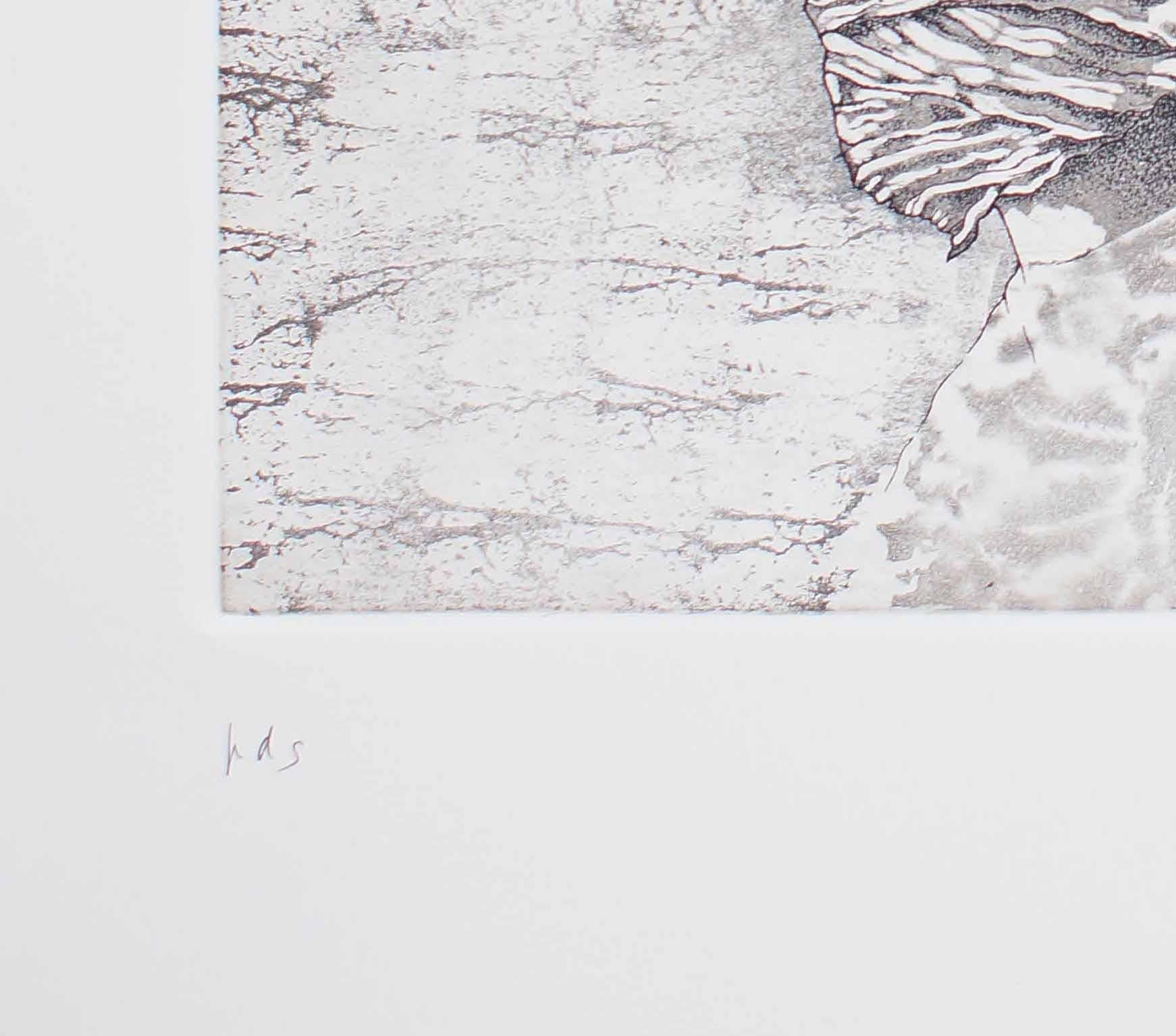 Obra en construcción - Grabado original de Francesco Manzini - 1980 en venta 2