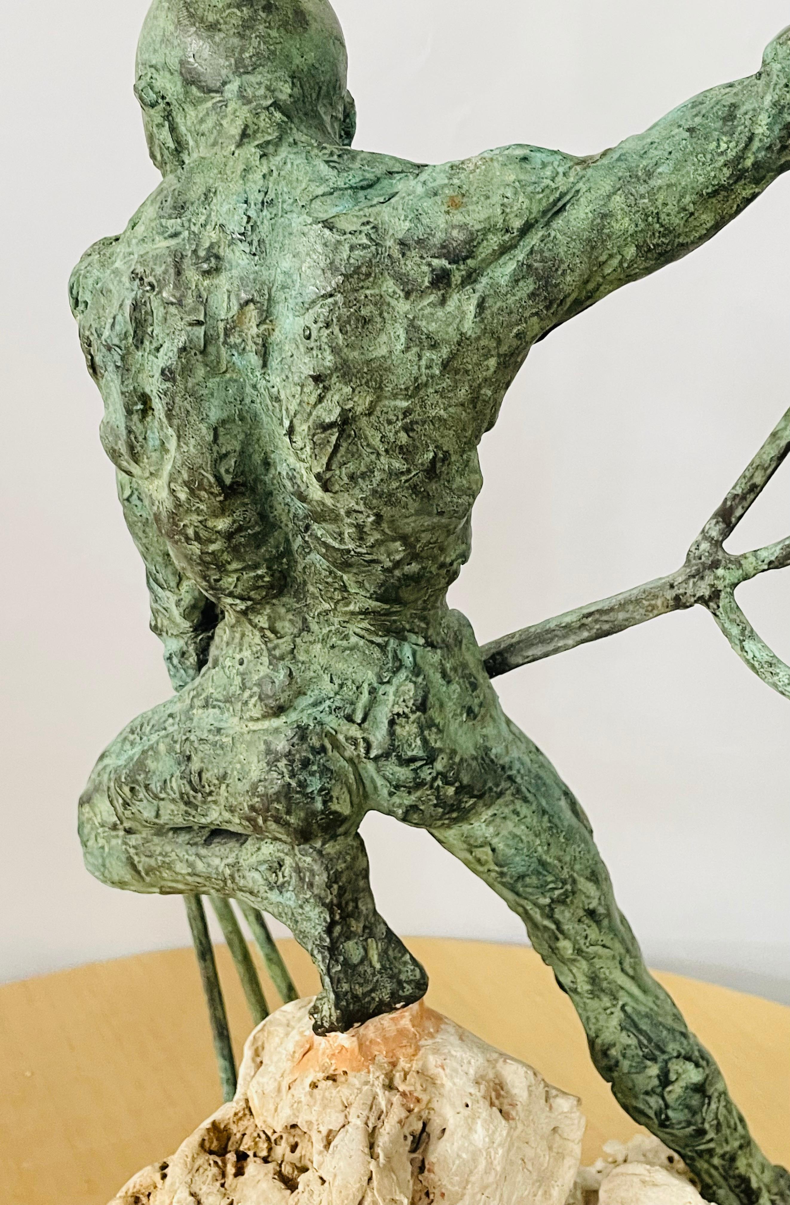 Francesco Marcangeli Bronzeskulptur mit dem Titel „Giustizia“ im Angebot 5