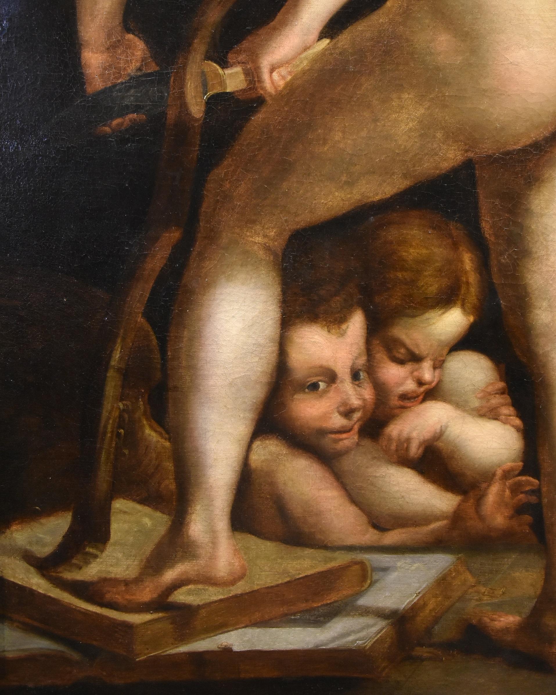 Amor-Porträt, Parmigianino, Gemälde, 17/18. Jahrhundert, Öl auf Leinwand, Alter Meister, Italien im Angebot 6