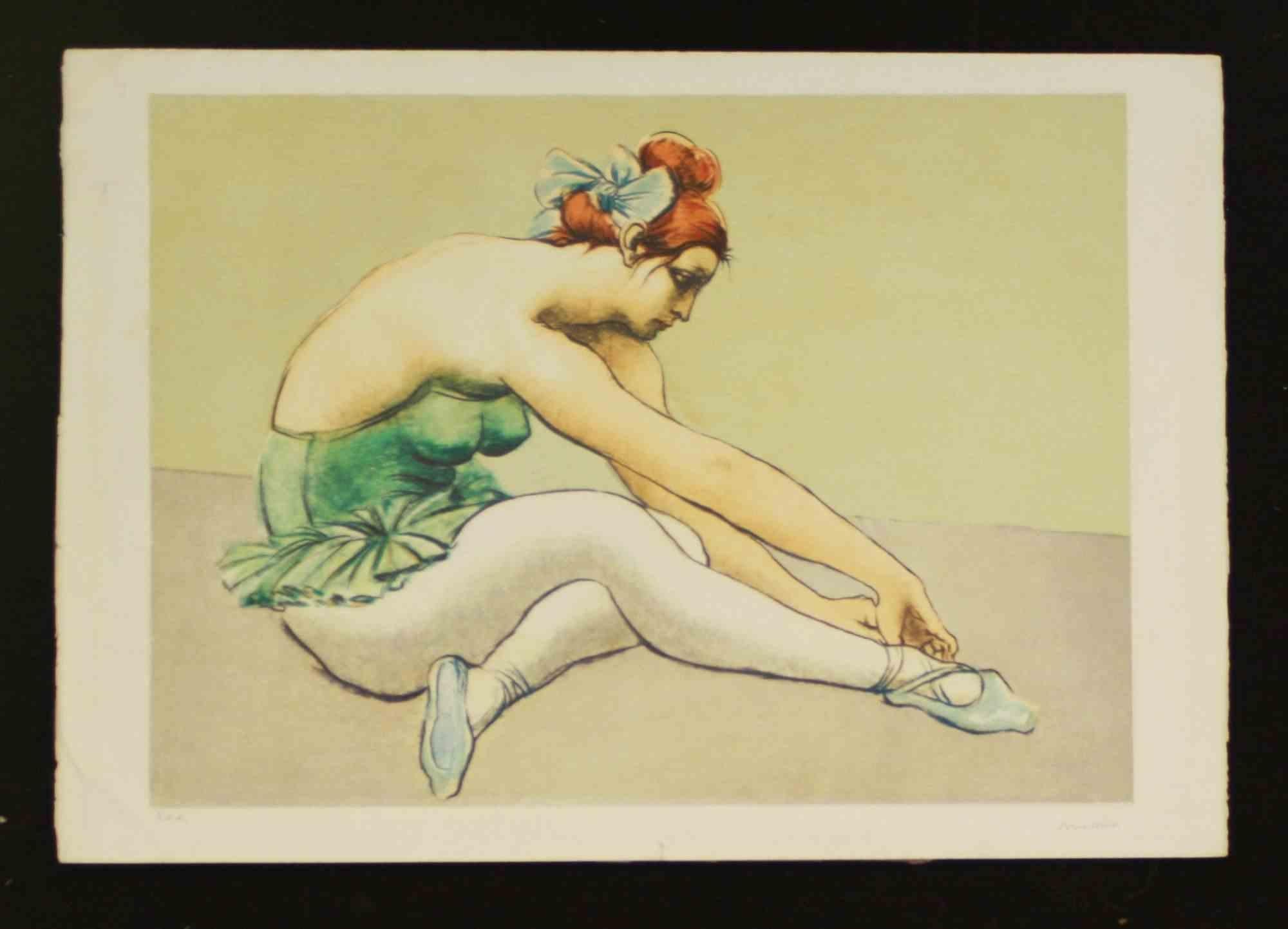 Aguafuerte sobre papel Magnani-Pescia 310 gr/m2, tamaño del papel 71cm x 50cm, tamaño de la obra 60cmx43,5cm .

Francesco Messina nació en Linguaglossa, provincia de Catania. Está considerado por la crítica como uno de los más grandes escultores