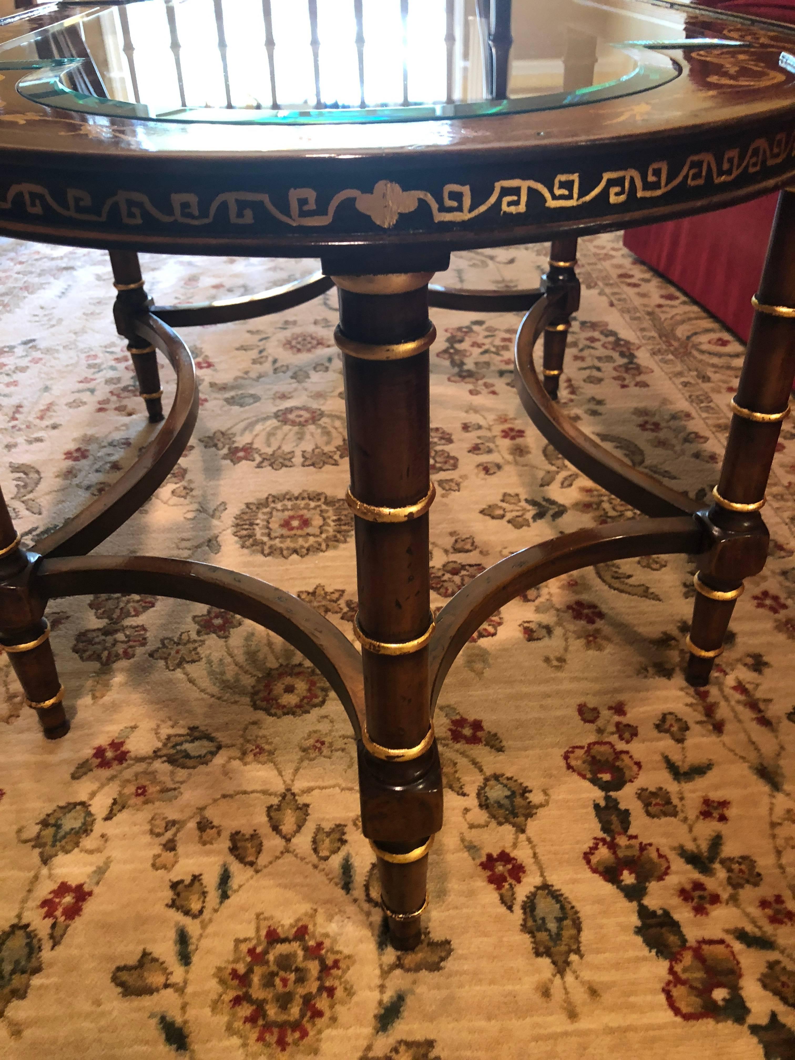 Italian Francesco Molon Coffee Table by Gimme Furniture Co. Finely Inlaid