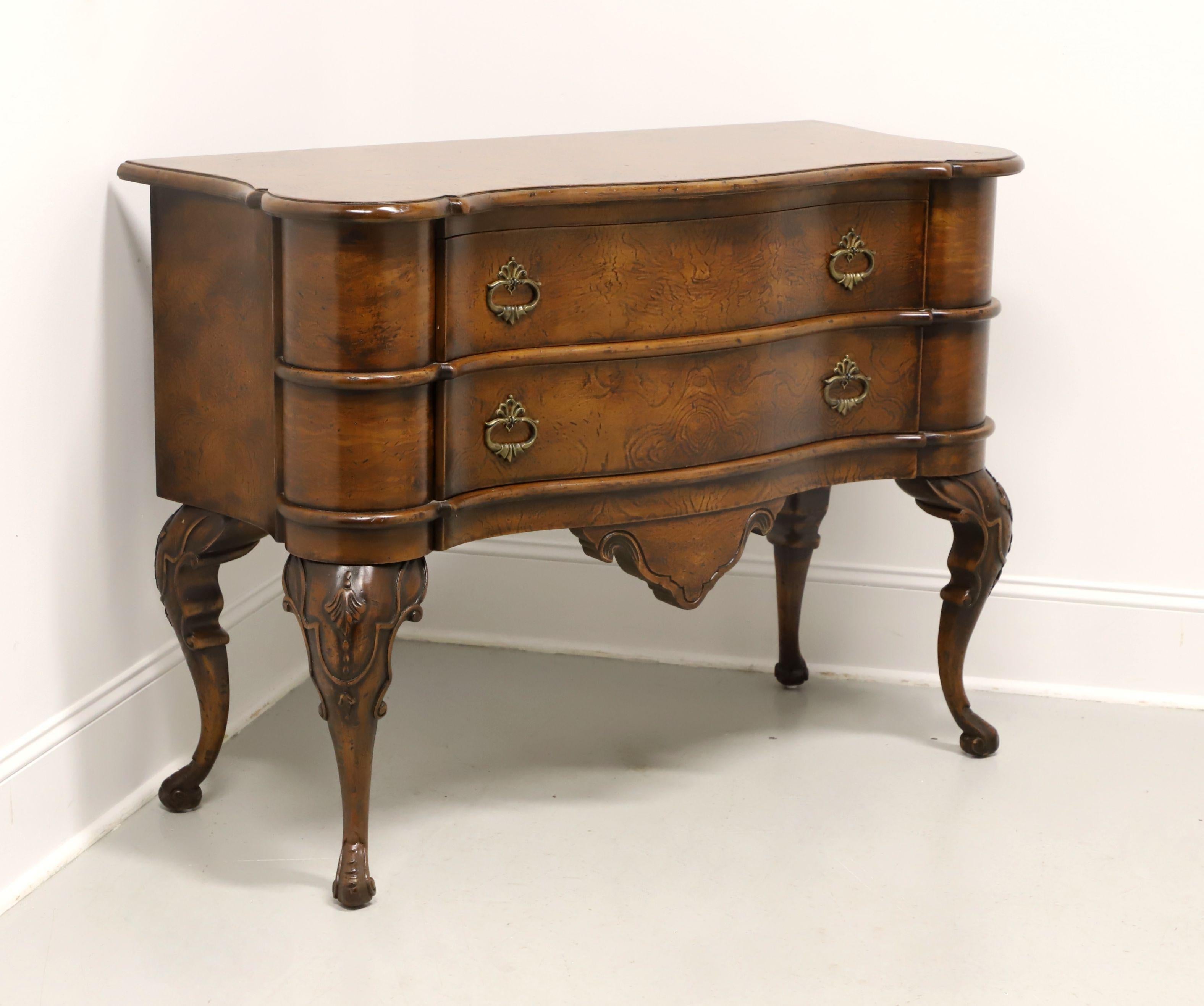 FRANCESCO MOLON for Giemme Burl Walnut Italian Serpentine Commode Chest For Sale 6