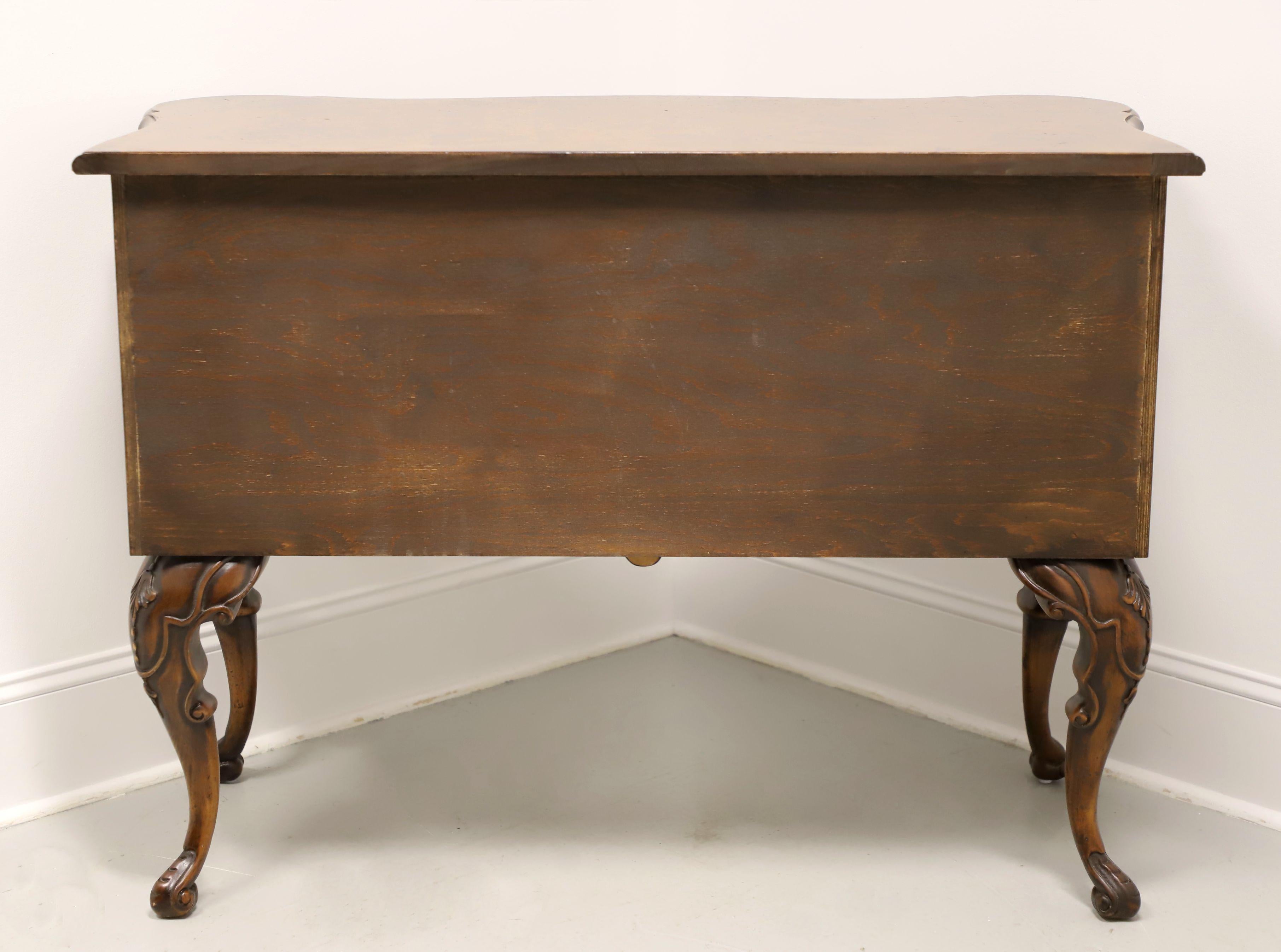 20th Century FRANCESCO MOLON for Giemme Burl Walnut Italian Serpentine Commode Chest For Sale
