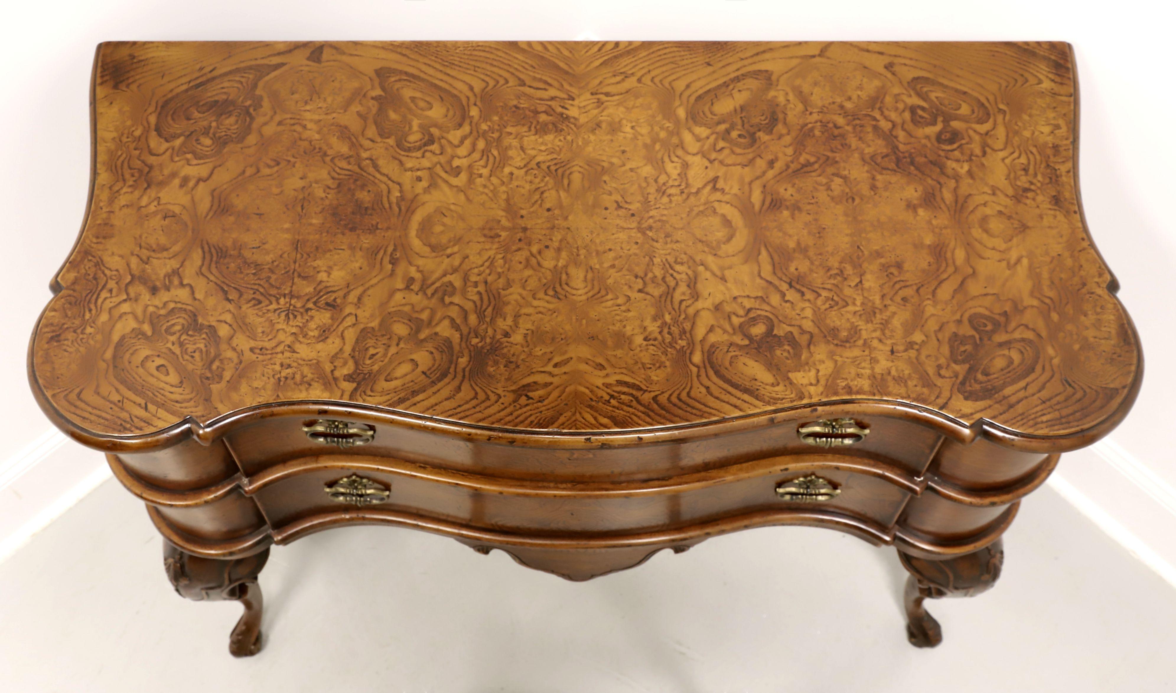 FRANCESCO MOLON for Giemme Burl Walnut Italian Serpentine Commode Chest For Sale 1