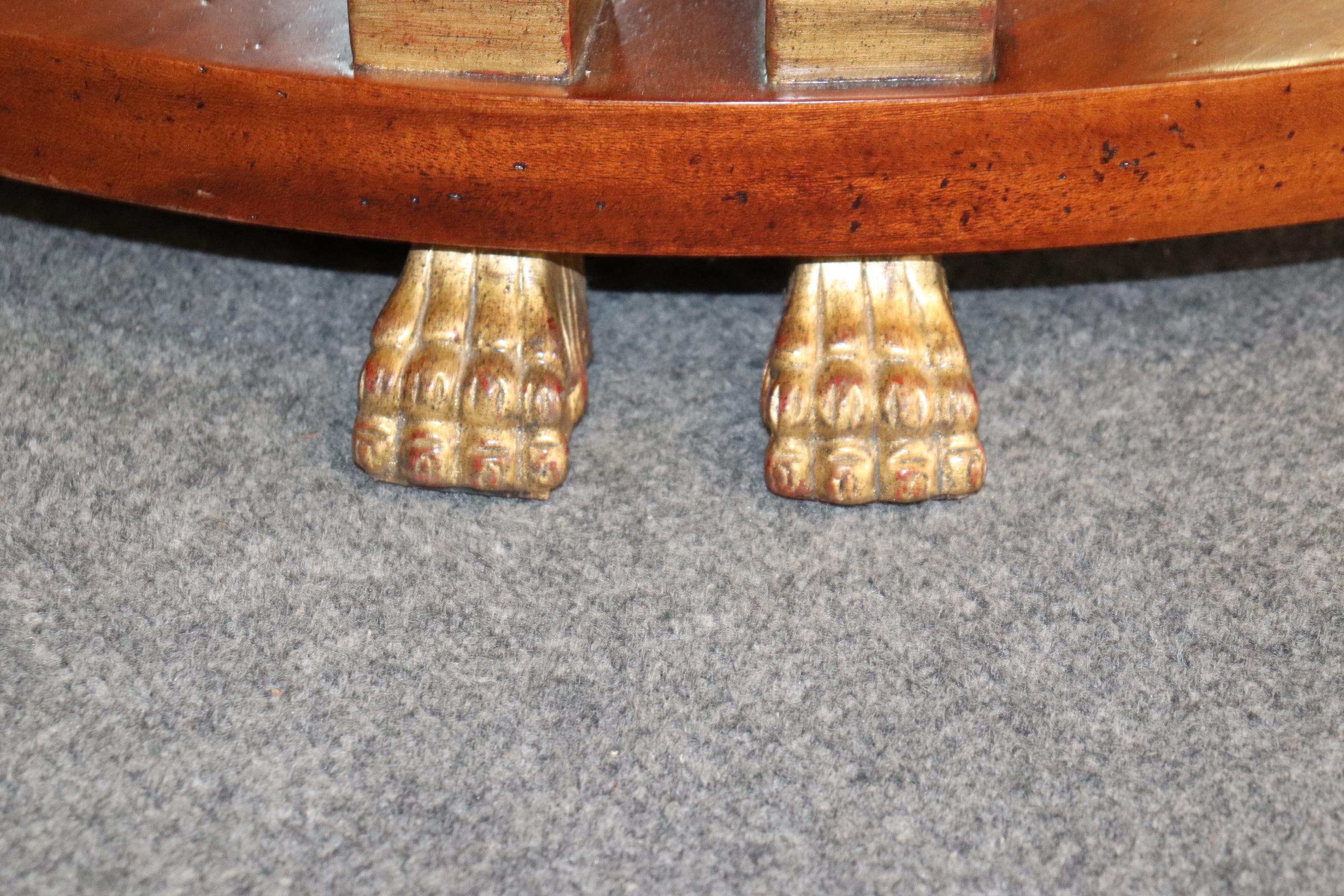 Francesco Molon Italian Egyptian Revival Figural Inlaid Satinwood Console Table For Sale 6