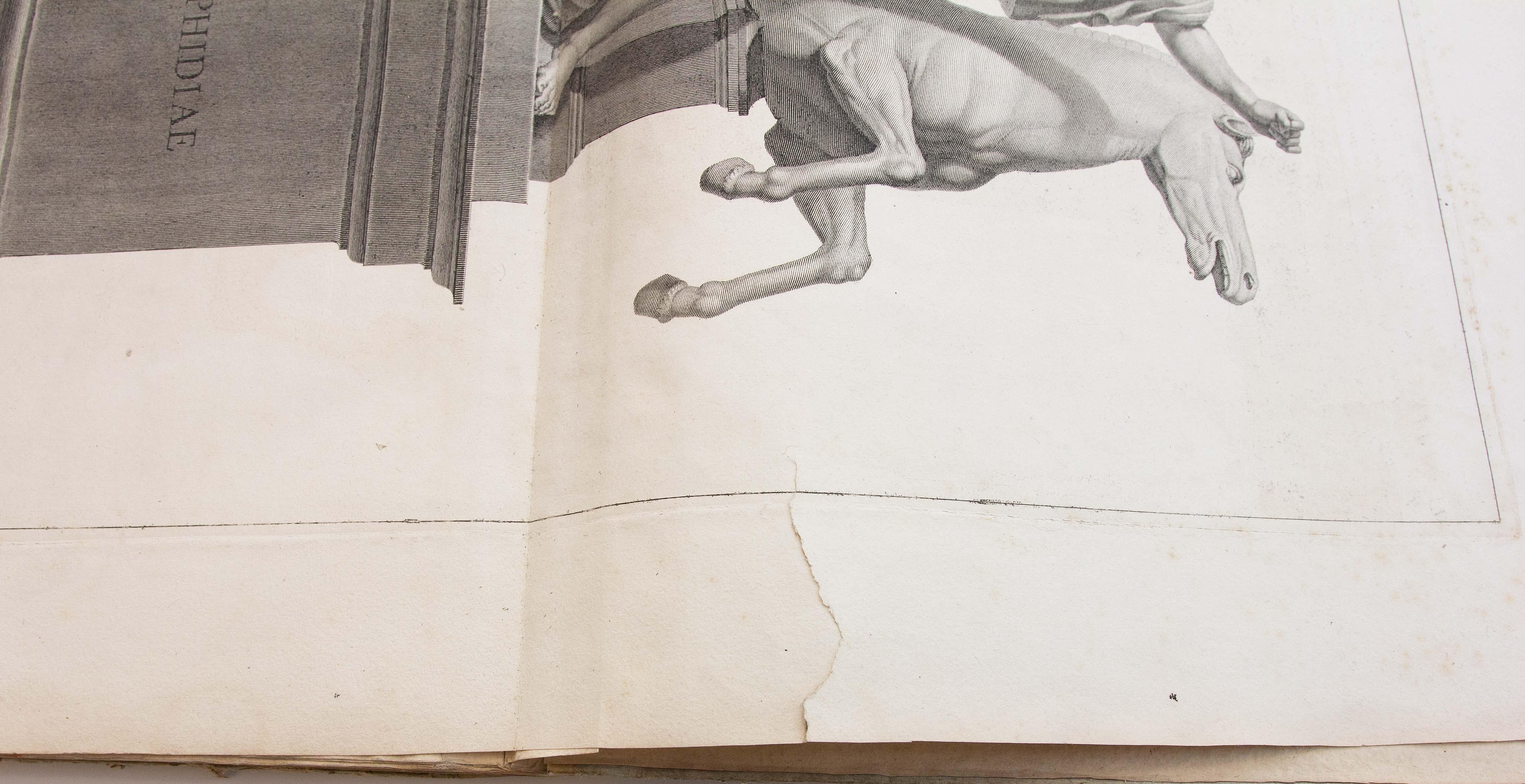 18th Century Large Folio 39 Engravings by Francesco Piranesi of Roman Sculpture For Sale 13