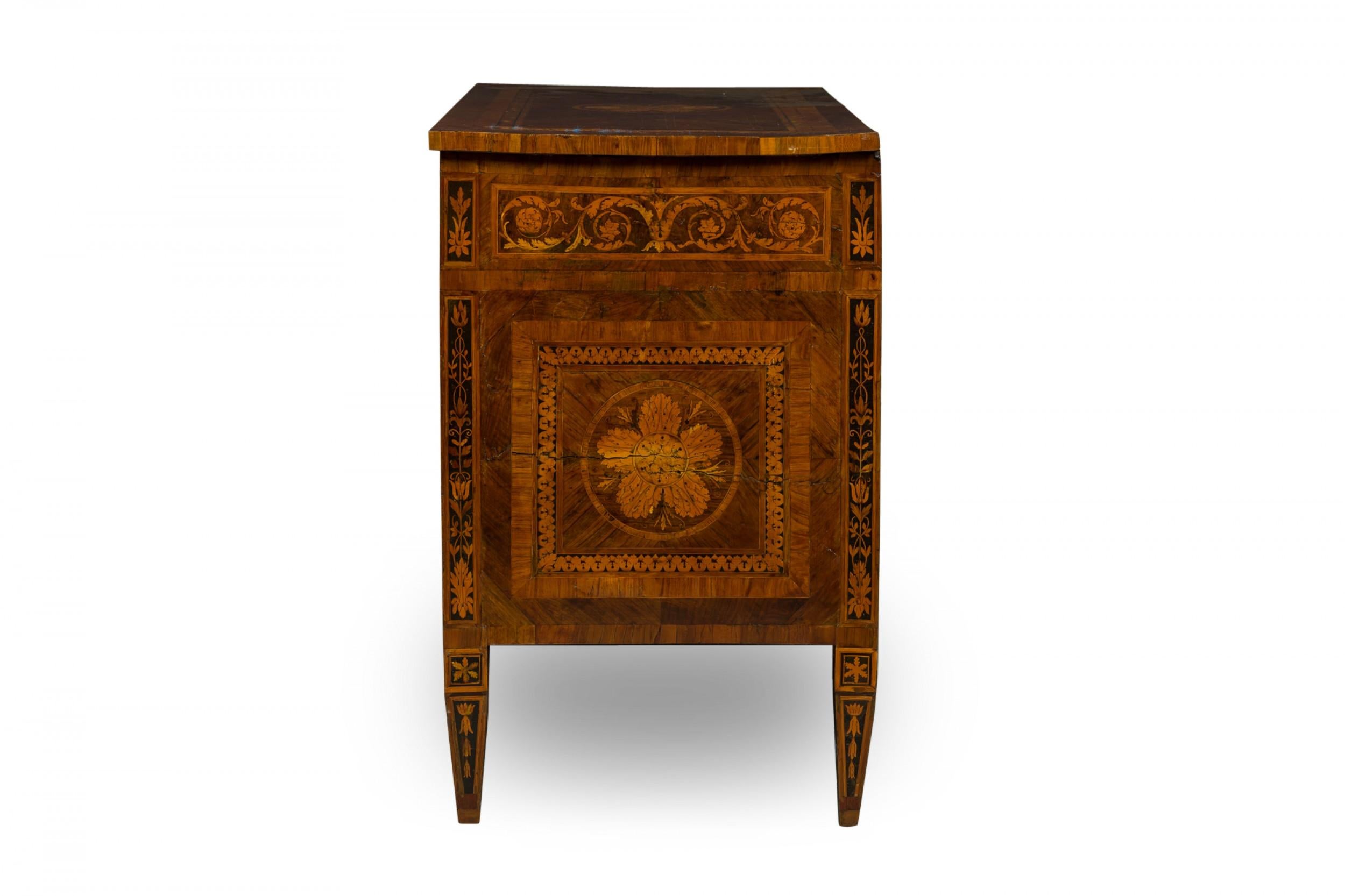 Bronzo Commode / Cassapanca intarsiata in noce e legno di limone di FRANCESCO PREDA, italiano neo-classico in vendita
