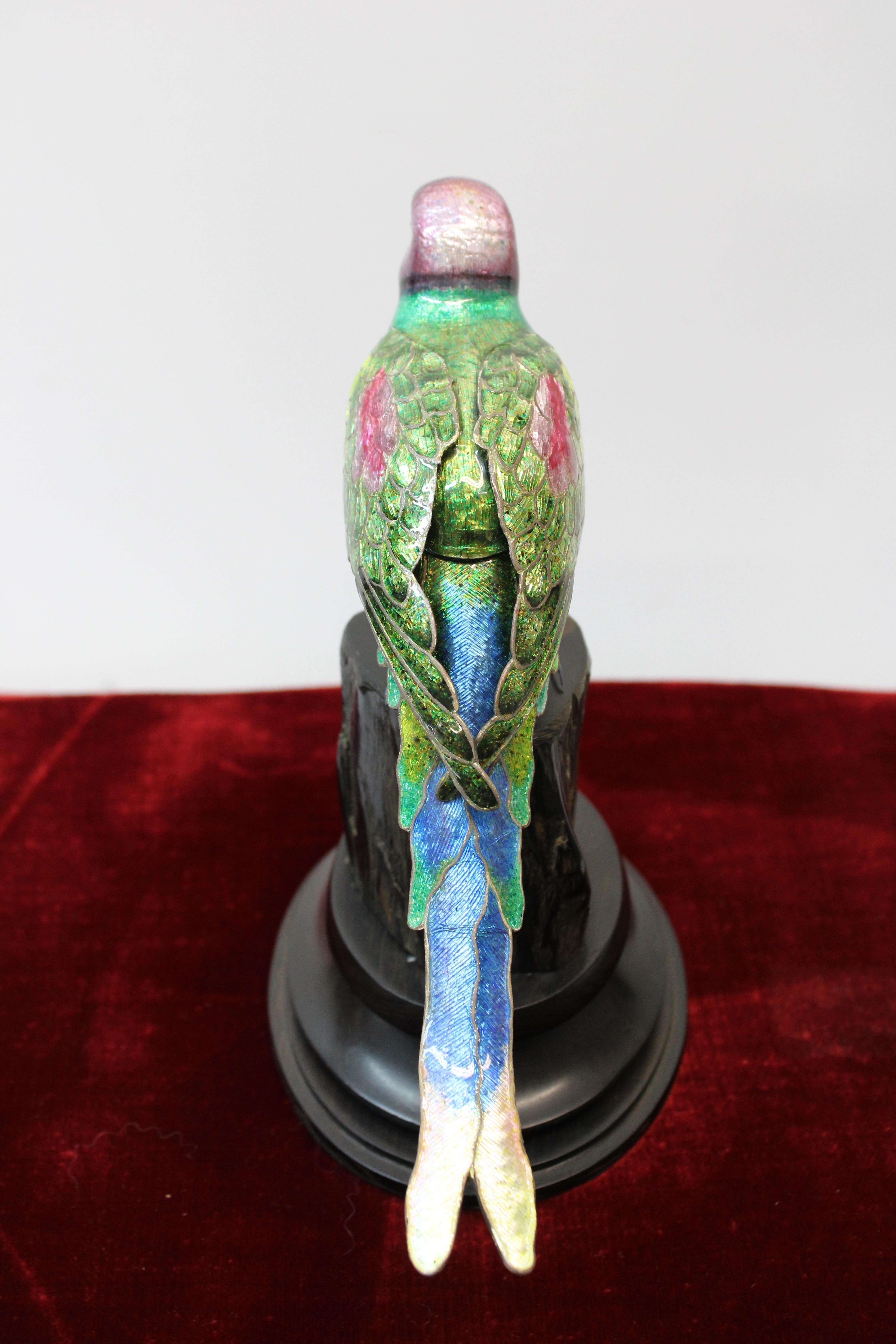 Francesco Rigozzi Hand Crafted Parrot For Sale 4