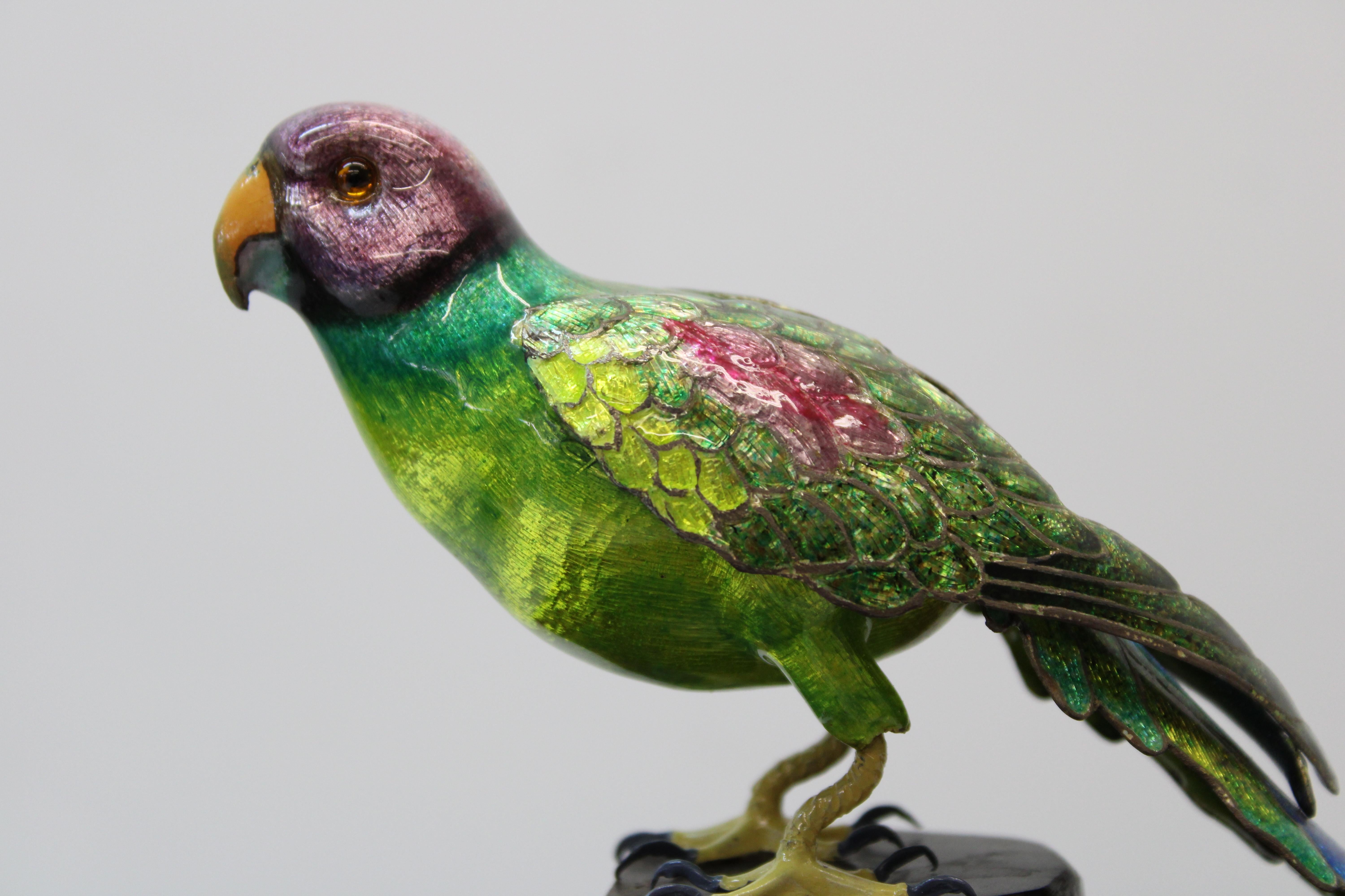 Francesco Rigozzi Hand Crafted Parrot For Sale 1