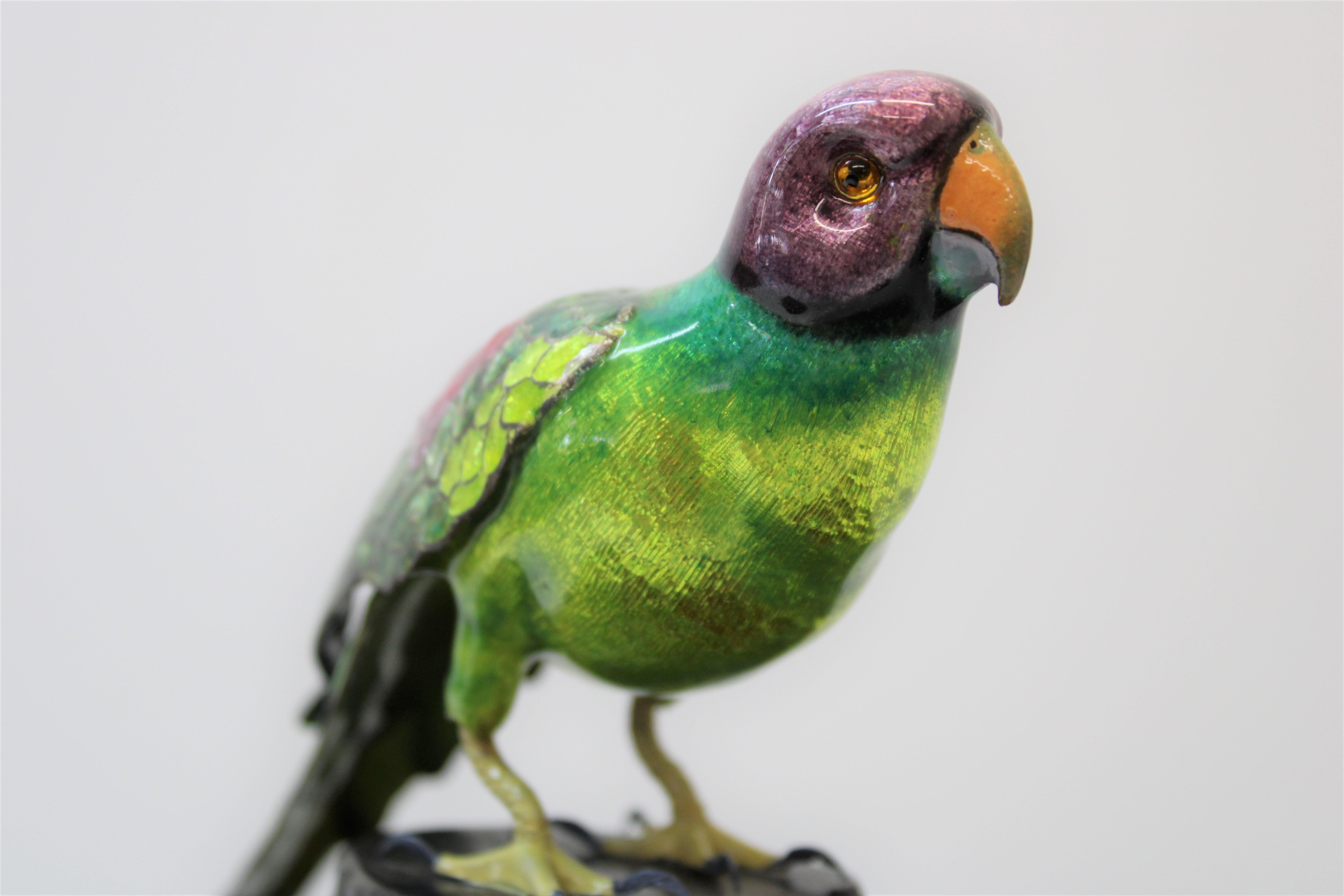 Francesco Rigozzi Hand Crafted Parrot For Sale 2