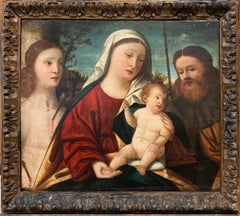Madonna and Child with Saints Sebastian and Roch. Venice, XVI century