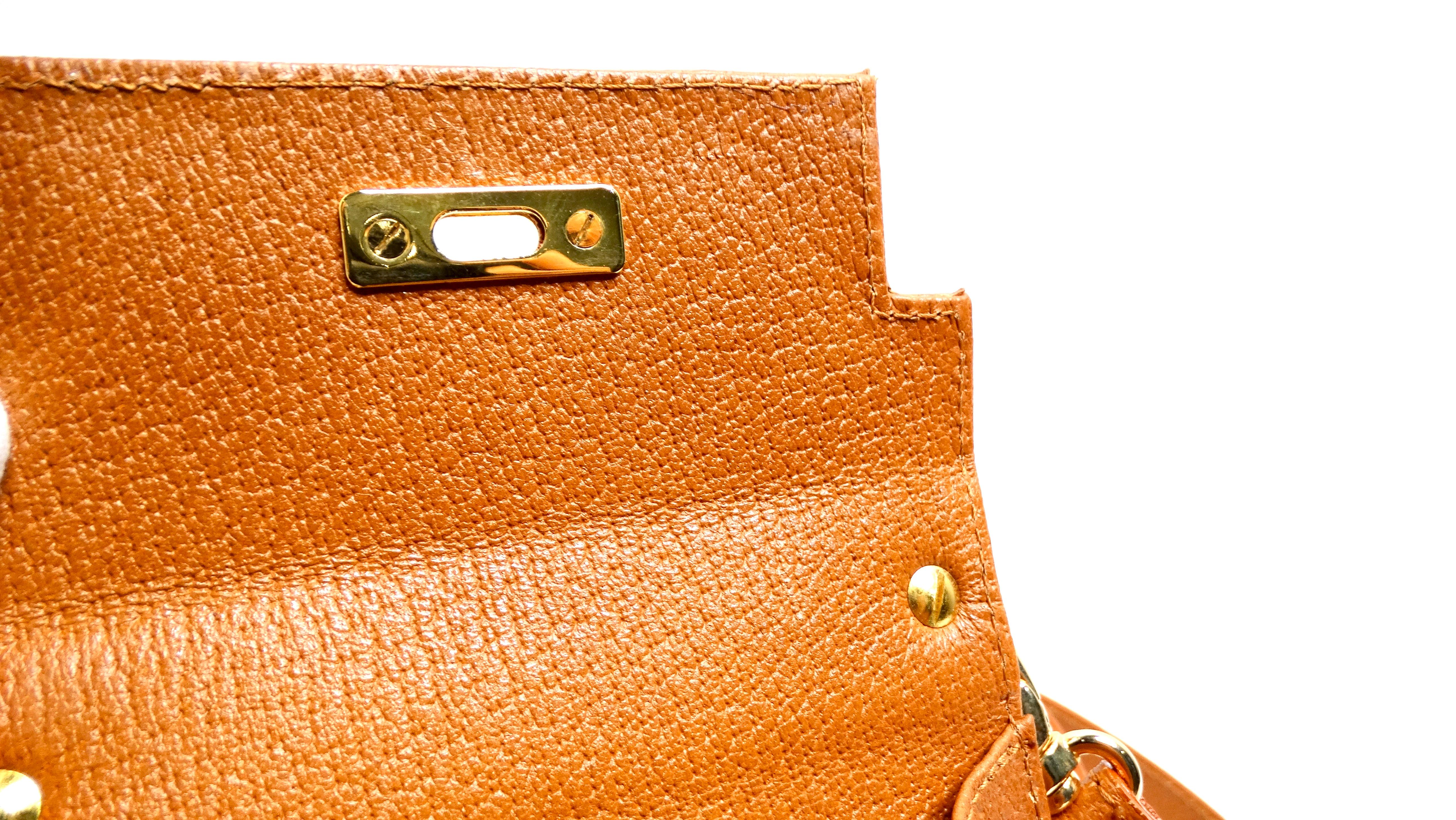 Francesco Rogani Mini Leather Top Handle Crossbody Bag 2