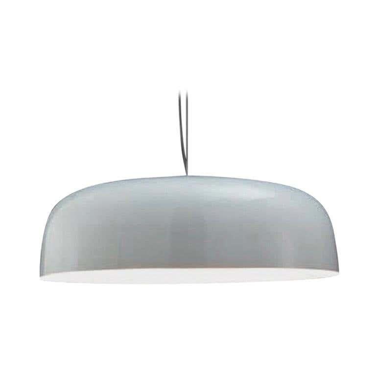 Francesco Rota Suspension Lamp 'Canopy' 421 White by Oluce In New Condition For Sale In Barcelona, Barcelona