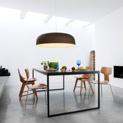 Lampe à suspension Francesco Rota « Canopy » 422 en bronze et blanc par Oluce
