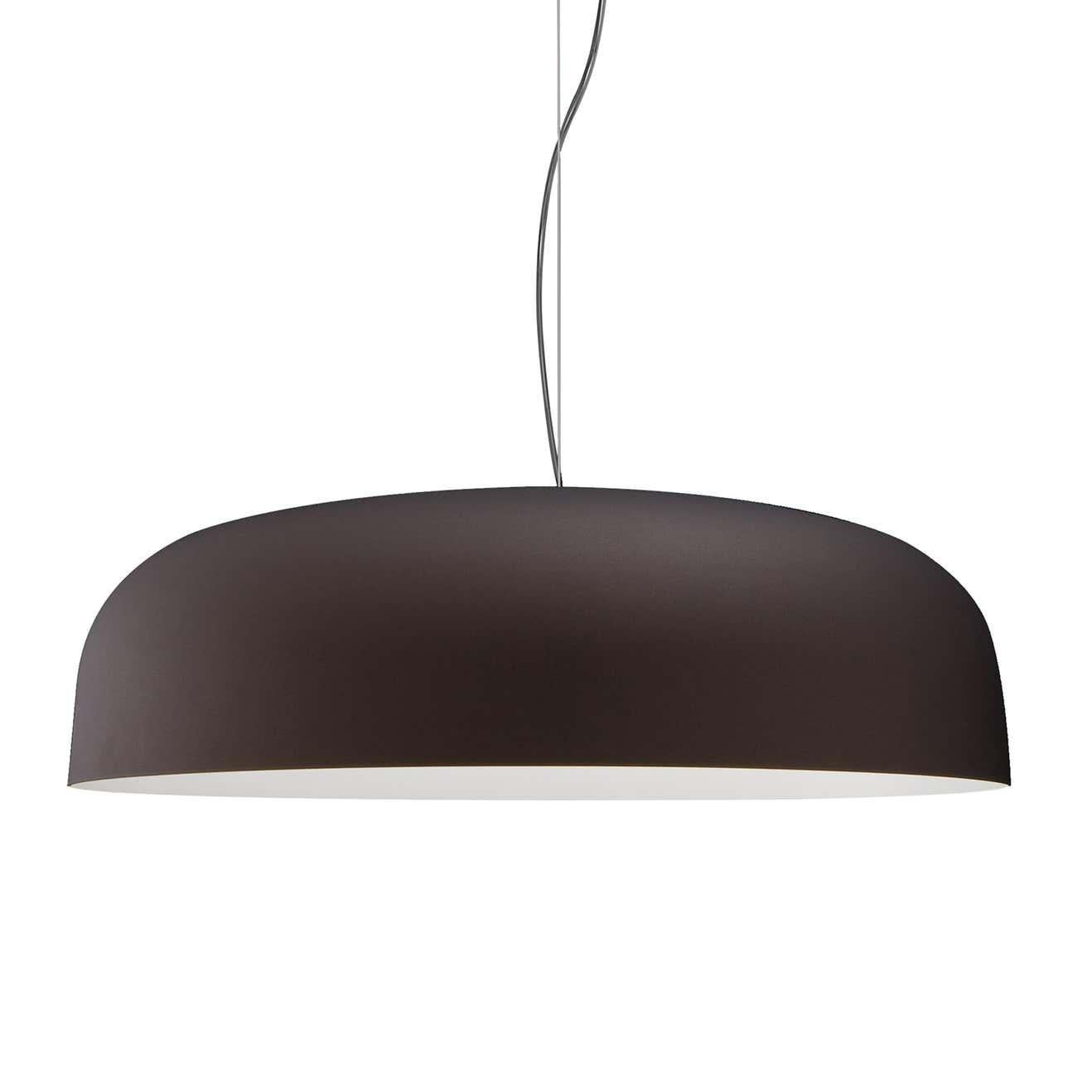 Francesco Rota Suspension Lamp 'Canopy' 422 Bronze and White by Oluce In New Condition For Sale In Barcelona, Barcelona