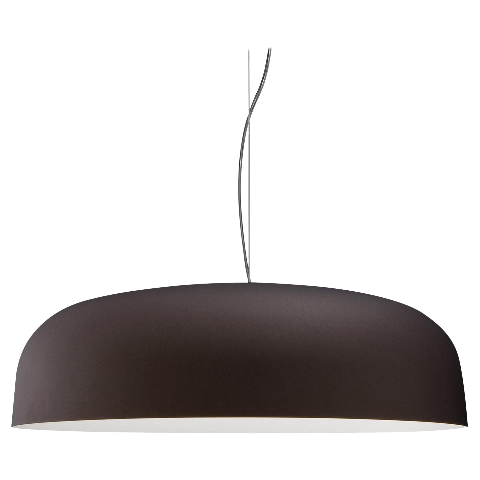 Lampe à suspension Francesco Rota « Canopy » 422 en bronze et blanc par Oluce