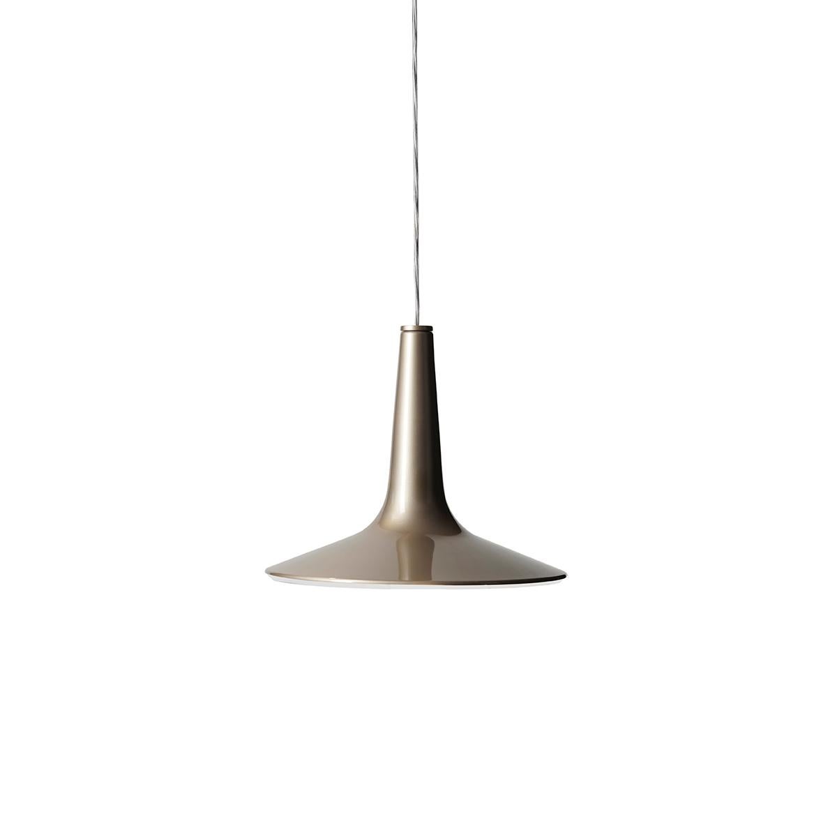 Francesco Rota Hängeleuchte 'Kin' 479 Anodische Bronze von Oluce (Italienisch) im Angebot