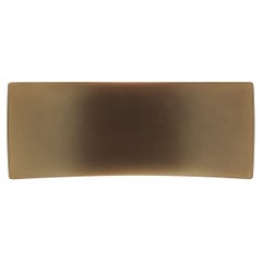 Francesco Rota Wall Lamp 'Lens' Curved Bronze by Oluce