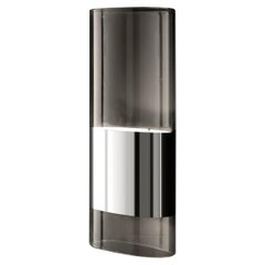 Francesco Rota Wall Lamp 'Line' Medium Aluminium and Pyrex Glass by Oluce