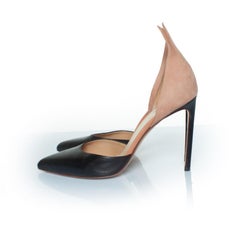 Francesco Russo, suede and leather pumps