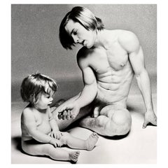 Francesco Scavullo, Andy Warhol’s Flesh: Joe Dallesandro with Child III, 1968.