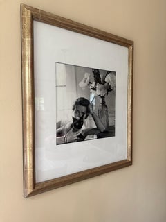 "Carol McCallson Scavullo Taylor, East Hampton" figurative, b&w photograph, cat