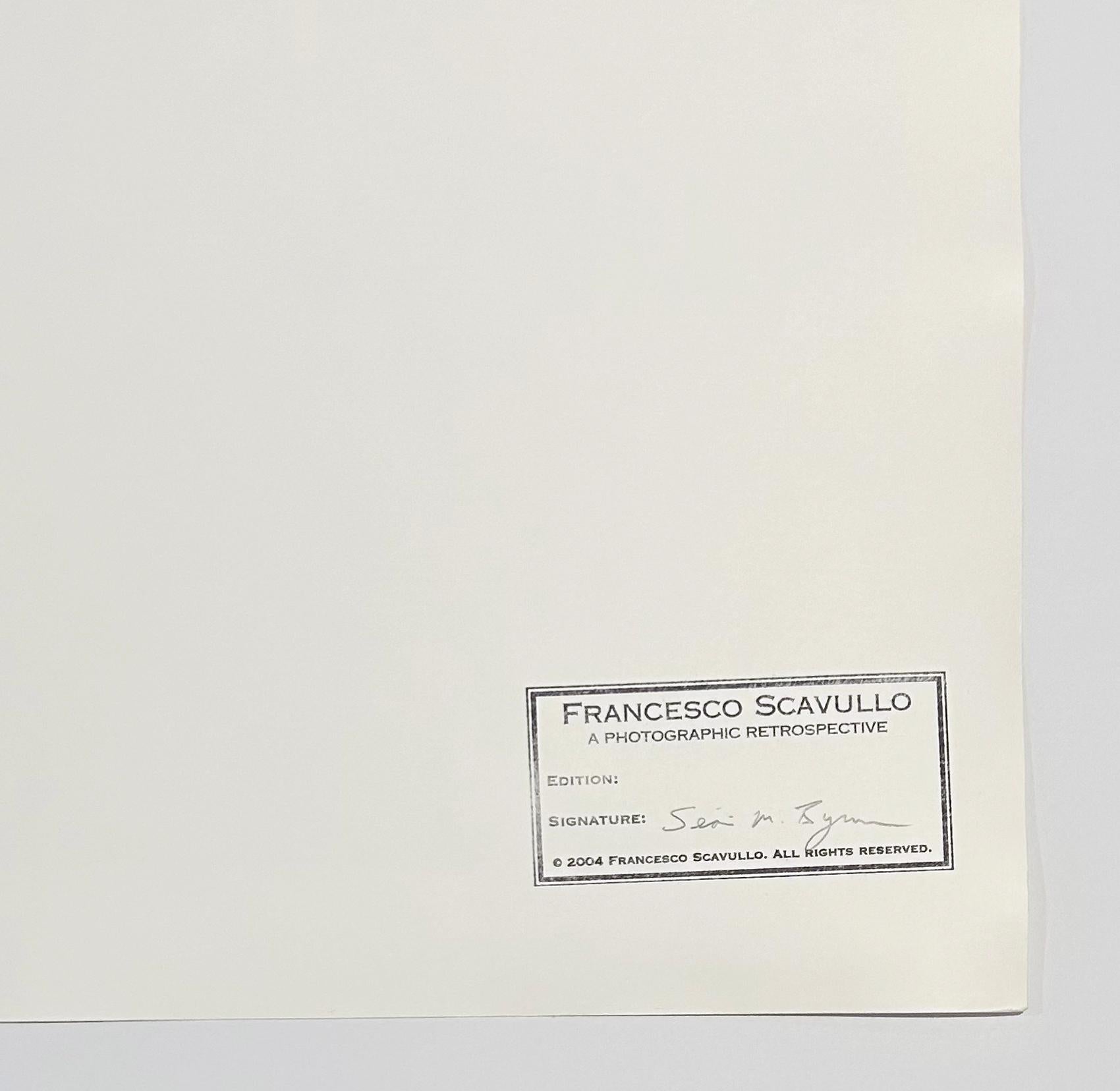 Deborah Harris, 1986 (Schwarz), Portrait Photograph, von Francesco Scavullo