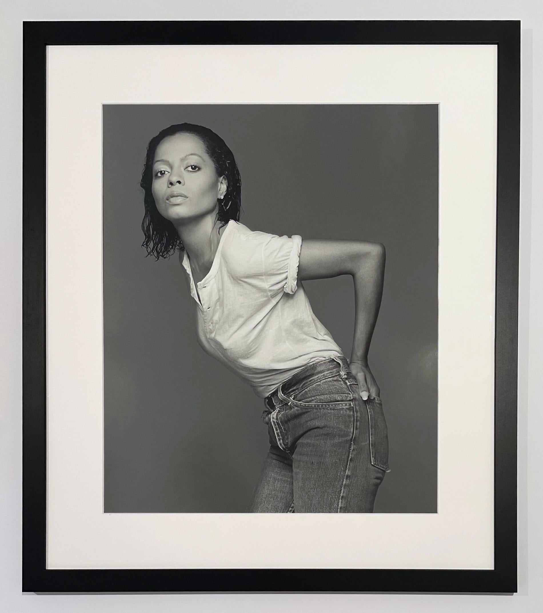 Diana Ross, 1979 - Photorealist Photograph by Francesco Scavullo