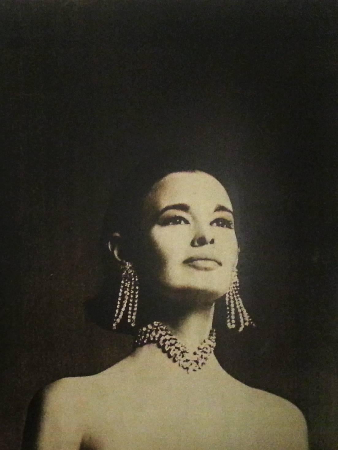 Francesco Scavullo Black and White Photograph - Gloria Vanderbilt