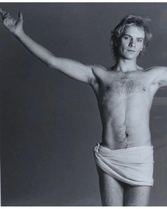 Sting, 1984 Silver Gelatin Photograph Printed 2004 Black & White Photo Scavullo