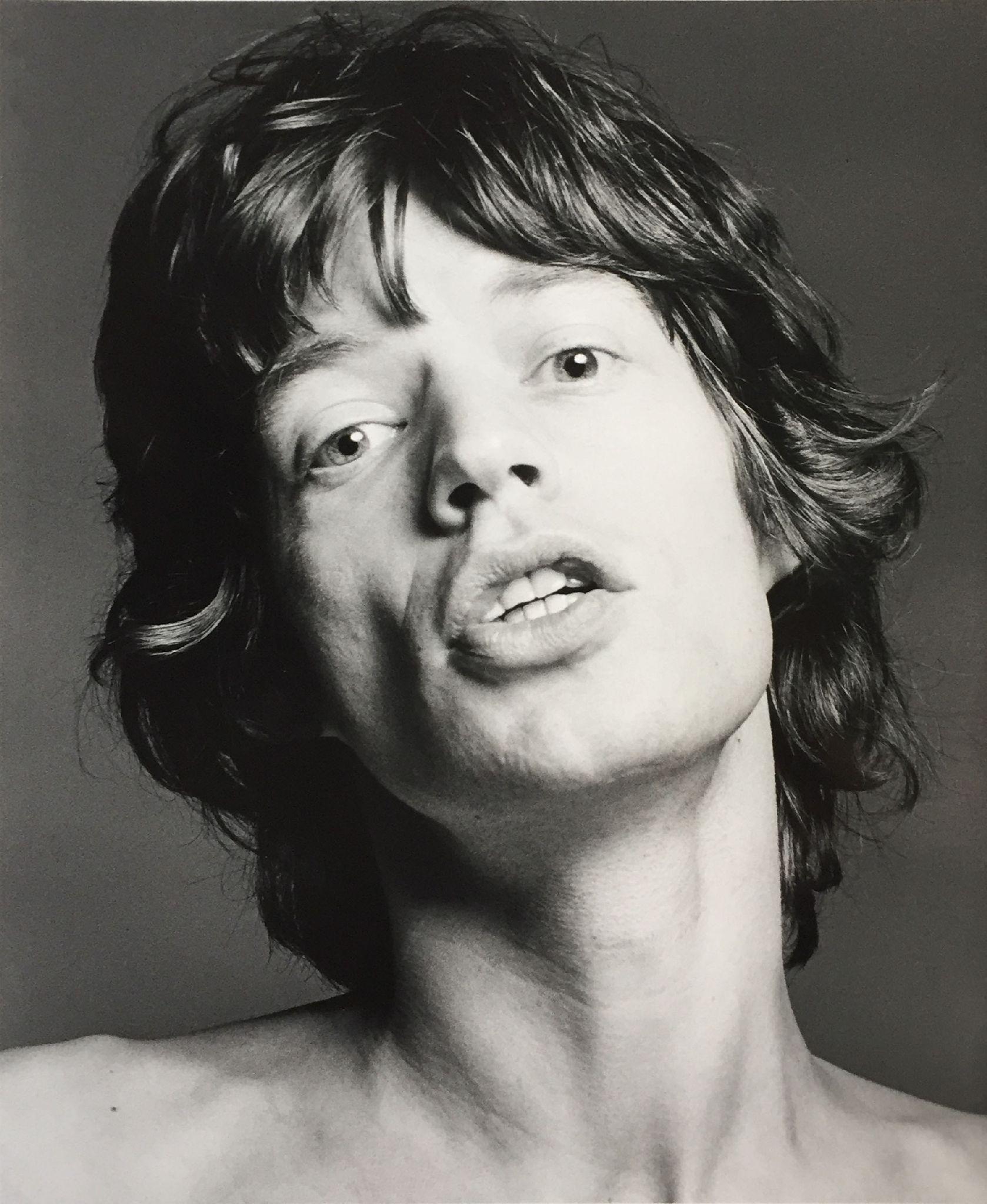 Scavullo, Francesco
Mick Jagger (Song I portfolio), 1973/2004

Gelatin Silver Print
24 x 20 in.

Francesco Scavullo: A Photographic Retrospective
Volume I Song
From the limited edition of 150
Signed and numbered by the artist's partner to verso of