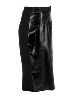 Francesco Scognamiglio Women's Leather Pencil Skirt