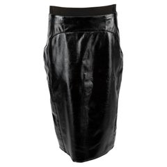 Francesco Scognamiglio Women's Leather Pencil Skirt
